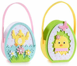 Decorer Set 2 gentute Puisor textil 12x7x22 cm (A56.45.52)