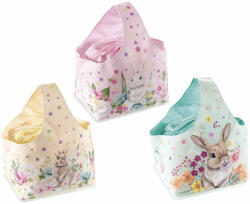 Decorer Set 3 gentute Paste textil multicolor 19x14x15 cm (A58.09.52)