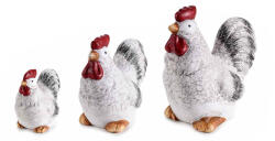 Decorer Set 3 figurine Gaini 13x7.5x13 cm, 11x6.5x10.5 cm, 6.5x5.5x7 cm (A70.03.71)