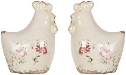 Clayre & Eef Set 2 Gaini decorative din ceramica 9x6x11 cm (6CE1185)