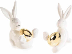 Decorer Set 2 figurine Iepurasi Paste 9x6x11.5 cm (A71.48.68)