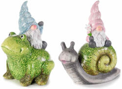 Decorer Set 2 figurine ceramica Gnomi 20x9.5x22.5 cm (A70.03.47)