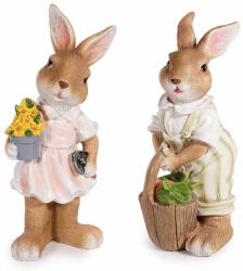 Decorer Set 2 figurine Iepurasi Paste 14x9x27.5 cm (A55.39.58)