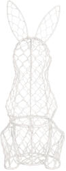 Clayre & Eef Cos Iepuras fier alb 12x14x39 cm (6Y5535)