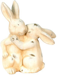 Clayre & Eef Figurine Iepurasi ceramica bej 20x10x25 cm (6CE1485)