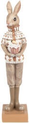 Clayre & Eef Figurina Iepuras Boy Paste polirasina 7x7x28 cm (6PR5000)