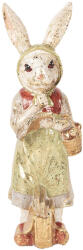 Clayre & Eef Figurina Iepuras Paste polirasina multicolora 7x6x21 cm (6PR5508)