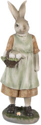 Clayre & Eef Figurina Iepuras Paste Girl polirasina 9x8x25 cm (6PR4026)