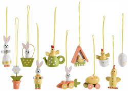 Decorer Set 11 decoratiuni Paste lemn 1.5x5.5 cm (A55.38.27)