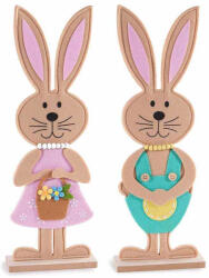 Decorer Set 2 figurine Iepurasi Paste 13x5x38 cm (A56.47.15)