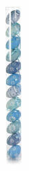 Decorer Set 12 oua decorative din plastic albastru 4x6 cm (A54.42.20Cdeco)