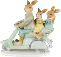 Clayre & Eef Figurine Iepurasi Paste din polirasina 17x7x15 cm (6PR3845)