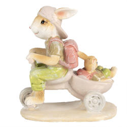 Clayre & Eef Figurina Iepurasi Paste polirasina 11x6x12 cm (6PR4108)
