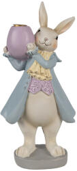 Clayre & Eef Figurina Iepuras Paste Boy polirasina multicolora 10x8x20 cm (6PR4013)