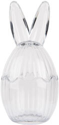 Clayre & Eef Ou decorativ Paste sticla transparenta 10x21 cm (6GL4913)