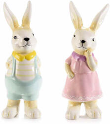 Decorer Set 2 figurine Iepurasi Paste 8x7x21.5 cm (A71.48.46)
