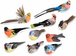 Decorer Set 10 Pasari decorative 14 cm (A82.00.81deco)