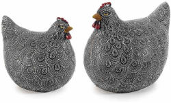 Decorer Set 2 figurine Gaini polirasina multicolora 19.5x14.5x16.5 cm, 15.5x11.5x14 cm (A55.38.07)