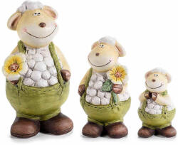 Decorer Set 3 figurine Oite 11.5x10.5x22 cm, 8.5x8x16 cm, 6.5x6x11 cm (A70.03.58)