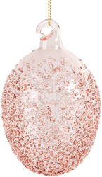 Clayre & Eef Set 6 oua decorative Paste sticla roz 6x9 cm (6GL4450)
