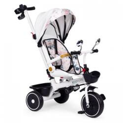 ECOTOYS Tricicleta pentru copii, scaun rotativ 360°, Alb, Ecotoys WQL-186