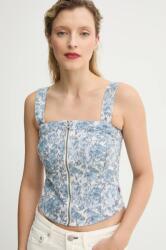 Levi's felső SCULPTED BUSTIER női, mintás, 001W4 - kék L