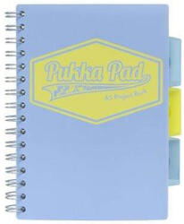 Pukka Pad Spirálfüzet, PUKKA PAD Project Book, pasztell kék A5, 100 lap, vonalas, (FSPPPA5100VK)