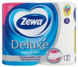Zewa Toalettpapír, 3 rétegű, 4 tekercs, ZEWA Deluxe, kistekercses (TP34ZD)