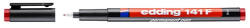 edding Alkoholos filc, OHP, 0, 6 mm, EDDING 141F, piros (AFE141FP)