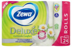 Zewa Toalettpapír, 3 rétegű, 24 tekercs, ZEWA Deluxe Kamilla, kistekercses (TP324ZDK)