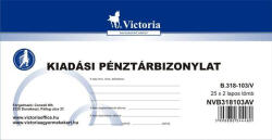 Victoria Paper Kiadási pénztárbizonylat, 25x2, VICTORIA, B. 318-103 (KPTBV252)