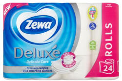 Zewa Toalettpapír, 3 rétegű, 24 tekercs, ZEWA Deluxe, kistekercses (TP324ZD)