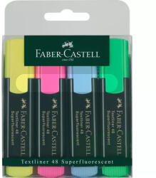 Faber-Castell Szövegkiemelő, FABER-CASTELL 150804, 4 db-os készlet (SZKFC154804KLT4)