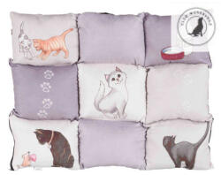 TRIXIE Patchwork Cat Cushion - pecsvörk párna (szürke) macskák részére (45x55cm) (_028-37074)