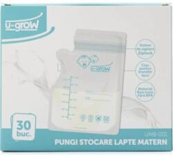 U-Grow Pungi stocare lapte matern 30buc UMB-001, U-Grow (UMB-001) - TatiMami