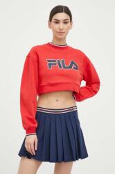 Fila felső x Hailey Bieber piros, női, nyomott mintás - piros L