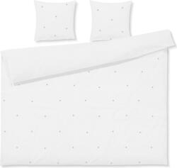 Juna Lenjerie de pat Daisy 200 x 220 cm albă cu 2 fețe de pernă 60 x 63 cm (646620) Lenjerie de pat
