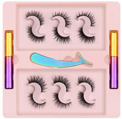 MoonbasaNails Mágneses szempilla 2 mágneses tussal és csipesszel 5 pár #HML-005