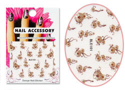 MoonbasaNails Akril hatású matrica BLE-101 Virág