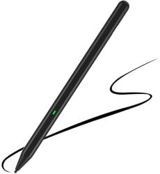 Techsuit Stylus Pen Stylus Pen pentru Tableta Microsoft Surface, Palm Rejection, Tilt Sensitivity, Side Adsorption, 90mAh - (C581-C) - Black (KF2342770) - vexio