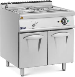 Royal Catering Bain marie - 6000 W - 2 x GN 1/2 - 2 x GN 1/3 - vízcsap - alapszekrény (80 x 73 cm) - Royal Catering (RCEBM-80/700C)