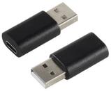 VIVA Adapter USB C-USB A, fekete (VIVA 14-05018) (VIVA 14-05018)