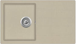Evido EASY 45 S gránit mosogató, 760 x 440 mm, bézs (105980) - trikolor