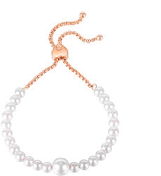 Troli Bájos bronz gyöngy karkötő VGS1139-1