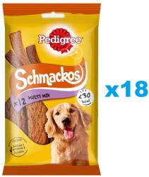 PEDIGREE Schmackos Multi Mix 18x86 g recompense cu vita pentru caini