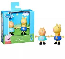 Hasbro Peppa malac: Peppa legjobb barátai játékfigurák, 2 db - Candy cica & Gerald zsiráf (F9707) - jateknet