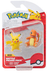 Pokémon 2 db-os figura - Charmander, Pikachu (PKW3585)