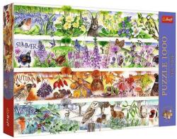 Trefl 1000 db-os Premium Plus puzzle - Tea Time - Négy évszak (12078) (12078)