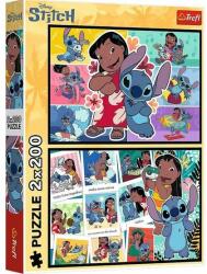 Trefl 2 x 200 db-os puzzle - Lilo és Stitch (13334) (13334)