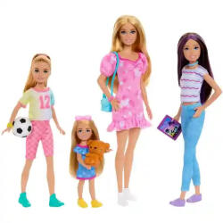 Mattel Barbie baba és testvérei családi készlet (Stacie, Skipper, Chelsea) (HWJ01) - morzsajatekbolt